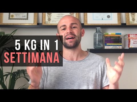 Video: Come perdere 5 kg in un mese a casa