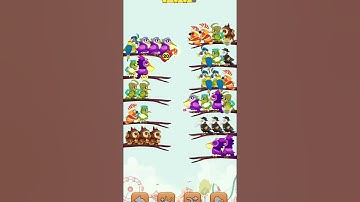 Bird Sort2 color puzzle #Bird sort level 20#level20#Birds Sort2level20#trending game#game