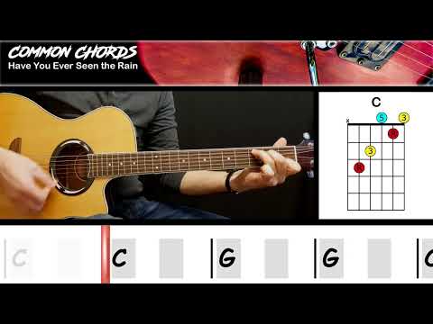 Have You Ever Seen The Rain - Ccr | Guitar Lesson | Common Chords