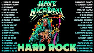 Top 20 Classic Hard Rock Songs 💤 Metallica, KISS, DIO, Iron Maiden, Black Sabbath, ACDC