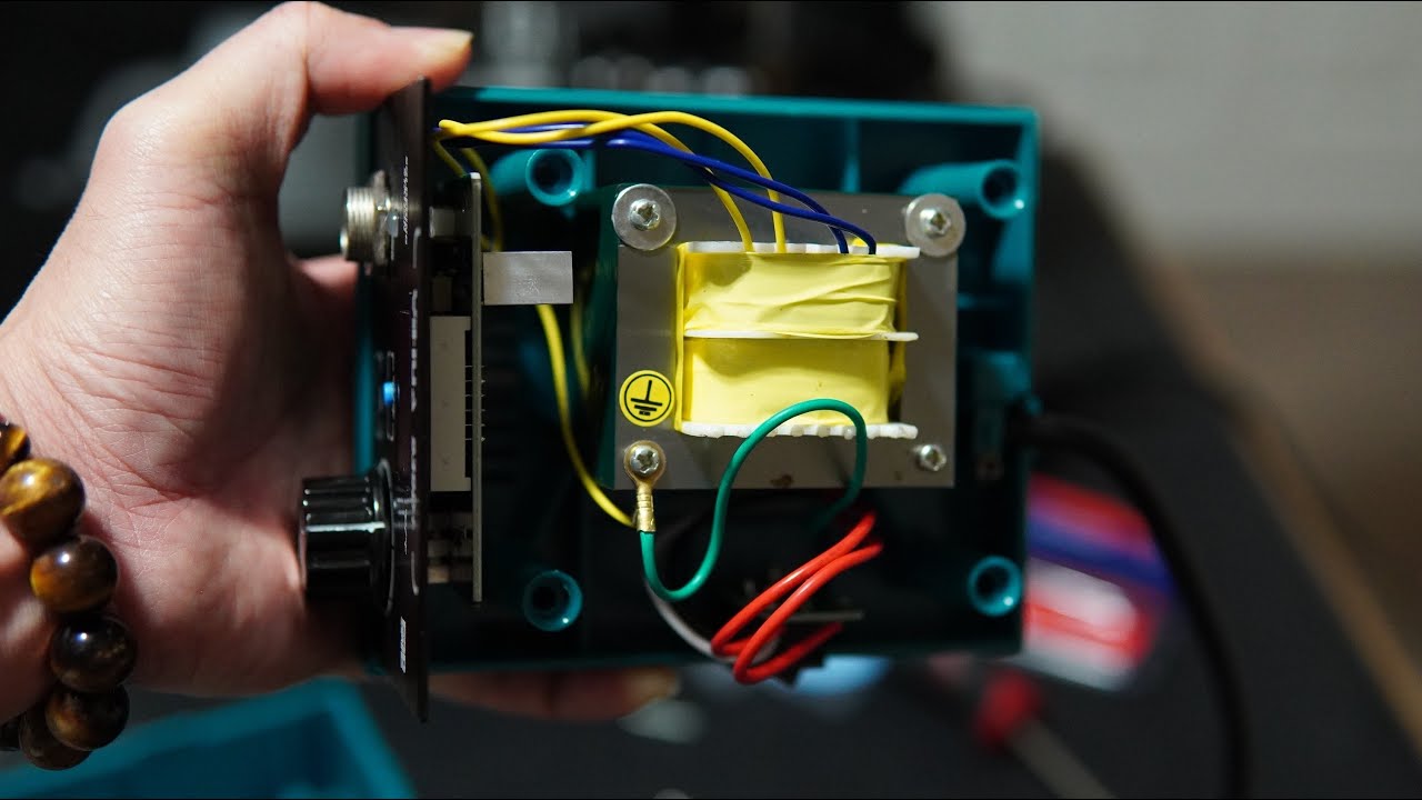 I got this soldering machine from Amazon and will open it to show you inside.