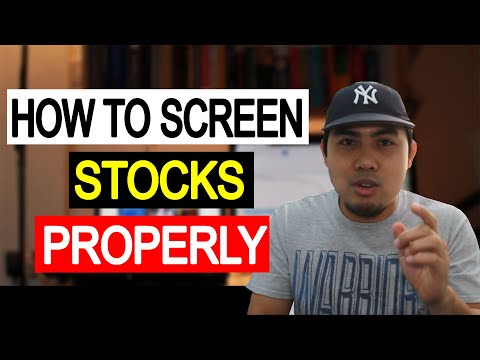 How to screen stocks-to-trade properly, using MAMA Set-up