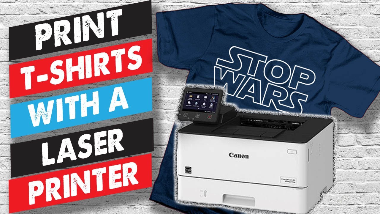 Millimeter Besmettelijk verticaal How To Print T shirts With A Laser Printer - YouTube