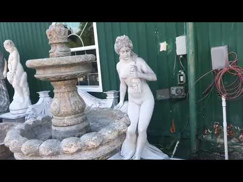 Vídeo: Lavando Esculturas no Jardim - Como você limpa uma estátua de jardim