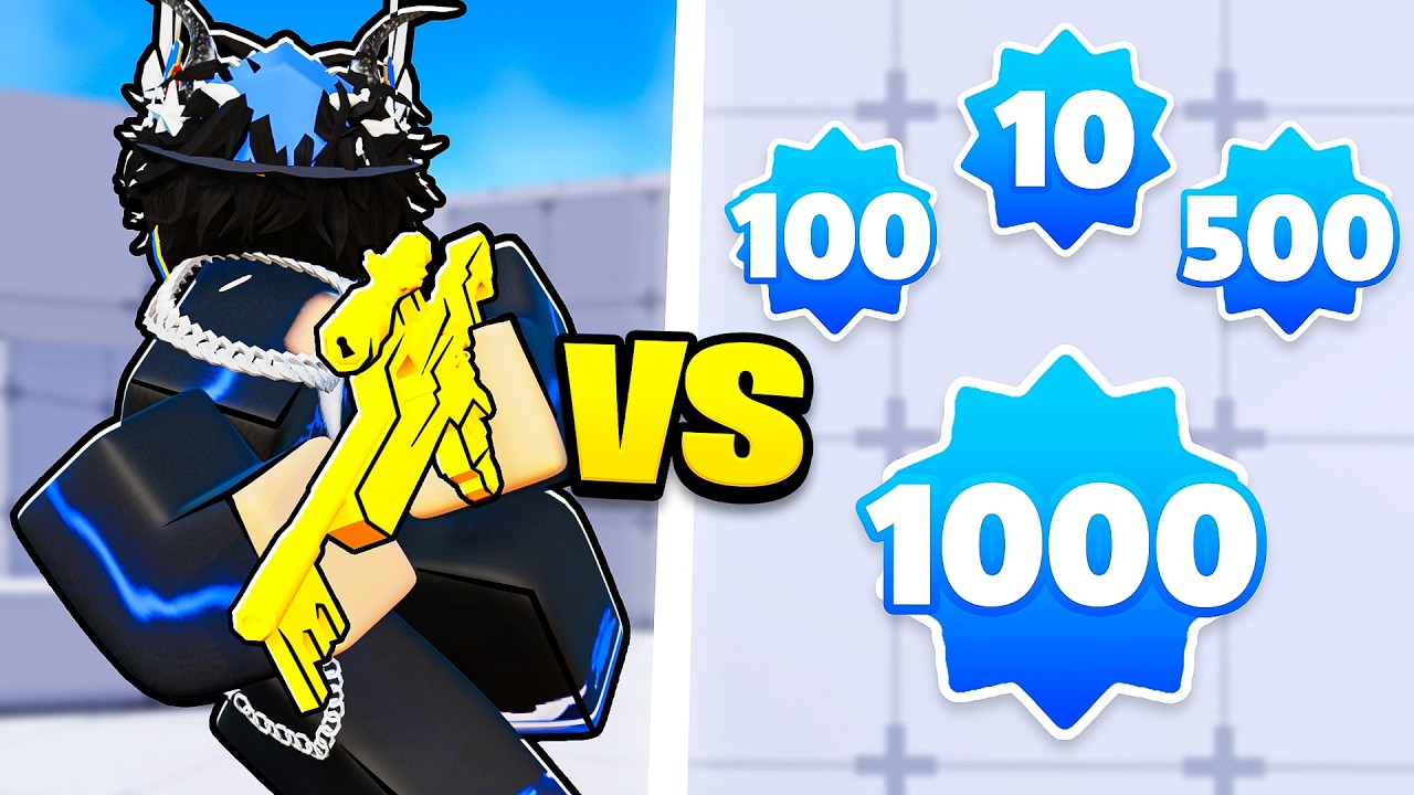 1v1 Against EVERY LEVEL in Roblox Rivals!