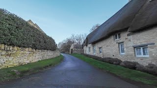 New Years Day Morning Walk in a quiet Cotswold Village | 2023