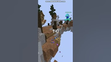 _V1rn4z3_ vs hicide (hacker) #shorts #minecraft #майнкрафт #gamster #skywars #hacker