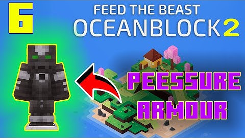 FTB OceanBlock 2 EP6 Pneumatic Armour And Ae2 Storage System Starting