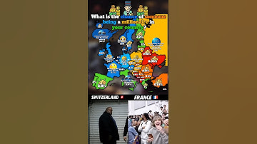 What is the chance of someone being a millionaire in your country?💰 #europe#geography#mapping#memes