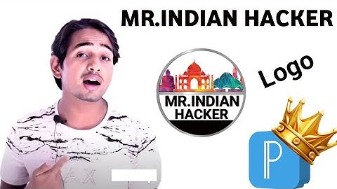 How to make logo like Mr Indian hacker | Mr Indian hacker ki logo Kaise banaye | how to make logo