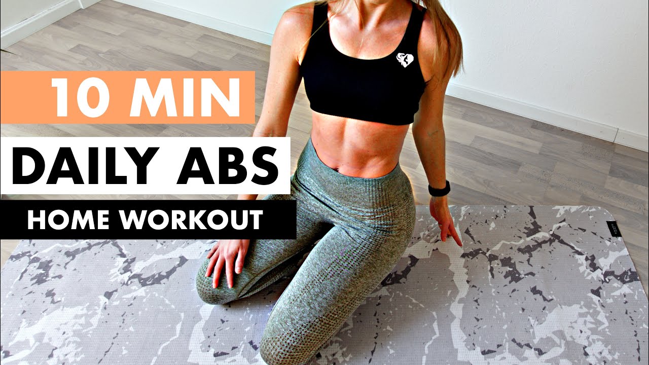 10 MIN DAILY AB WORKOUT FROM HOME - YouTube