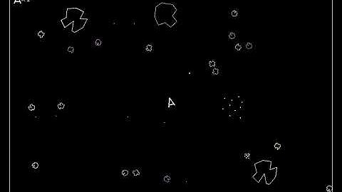 Asteroids Version 9.0 - TCL/TK homebrew game with a new 