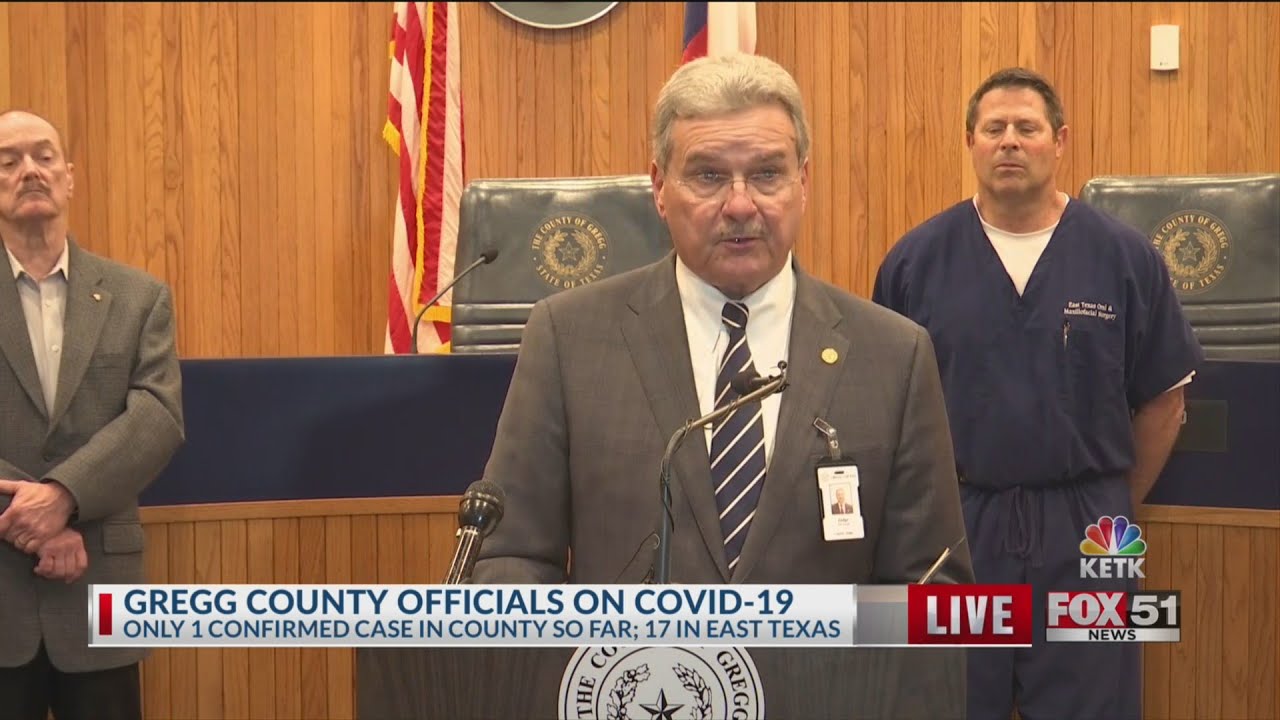 GREGG COUNTY JUDGE 'These are uncharted waters' YouTube