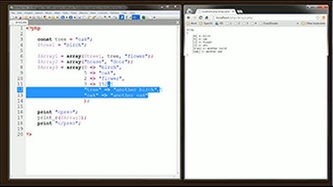 Beginner PHP Arrays Tutorial (keys, values, const, vars, foreach) #PHP #Programming #WebDevelopment