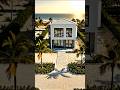 I turned Sand to Luxury Beach Villa 🌊🏡 | Insane Construction Timelapse #Shorts #architecture #ai