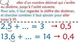 Calcul Mental - Calculer Le Complément Du Dixième À Lunité 2.Mp4