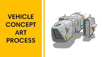 Procreate Art - Sci-fi Vehicle Concept 002 | DSB Artwork