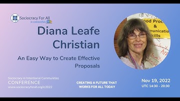 How to Create Effective Proposals, by Diana Leafe Christian