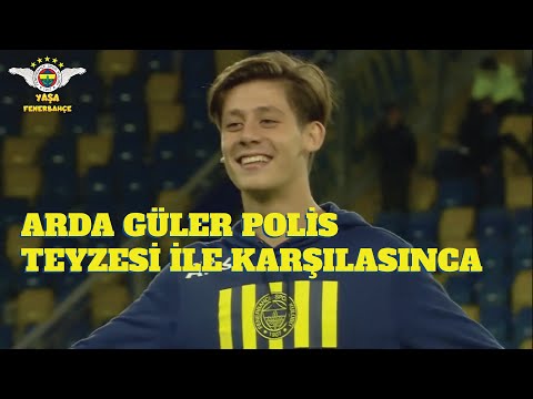 ARDA GÜLER POLİS TEYZESİ İLE KARŞILAŞINCA