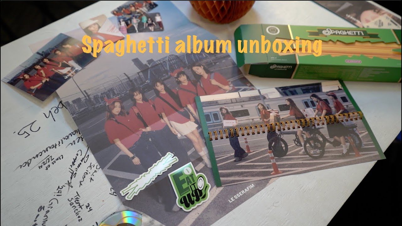 Spaghetti Album Unboxing - YouTube