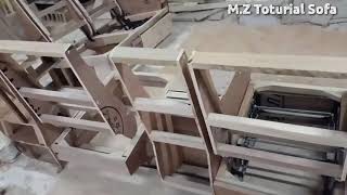 Recliner sofa wood structure frame  (कैसे बनाये रिकलाईनर सोफ़ा ढाचा
