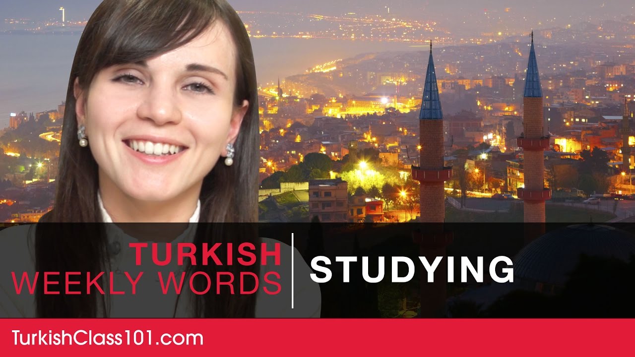 ⁣Turkish Weekly Words with Selin - Studying a Language