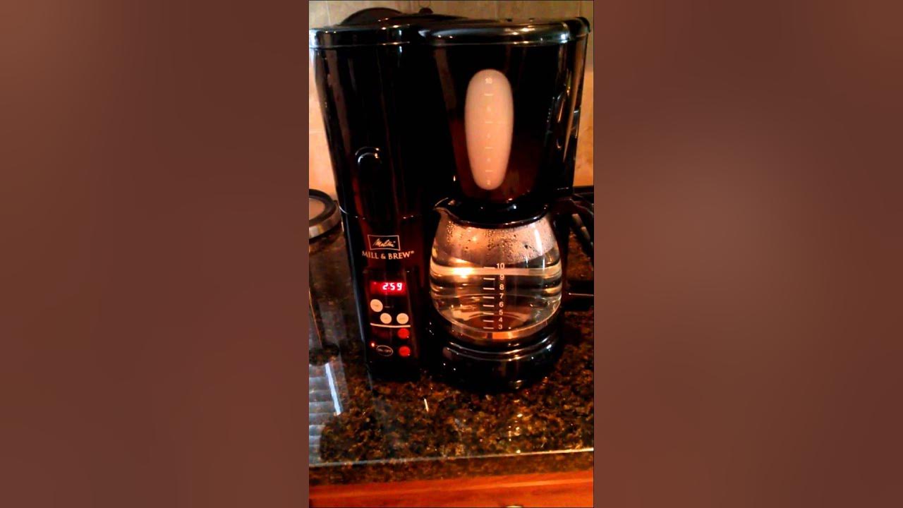 Melitta mill & brew coffee maker YouTube