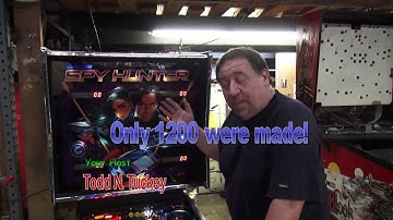 #267 Bally Midway SPY HUNTER PINBALL plus how to change a hidden setting! TNT Amusements