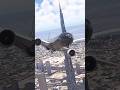 Air New Zealand Boeing 777: Approach to Dubai Airport via Burj Khalifa