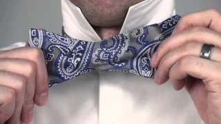 How to Tie a Bow Tie like tying a shoe