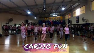 CARDIO DANCE FULL WORKOUT
50-MINUTE CARDIO DANCE FITNESS WORKOUT - YOULL HAVE A BLAST AND BURN HUNDREDS OF CALORIES! BLOOPERS AND BLUNDERS AND BLISSFULL MOMENTS GALORE! CARDIO DANCE FULL WORKOUT