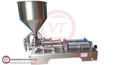 Máy triết rót 1 vòi dùng phễu | Công Ty TNHH Việt Trung