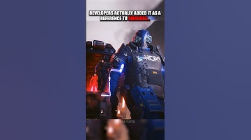 Developers actually added it as a reference #shorts #cyberpunk