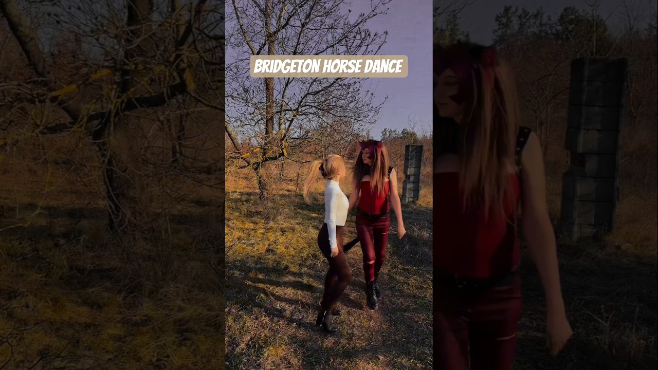Bridgerton horse dance 🐴 | Catra & Adora @nikkihatsunecosplay #cosplay #shorts #catradora