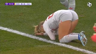 Alisha Lehmann was BRAVE vs Sweden 2023