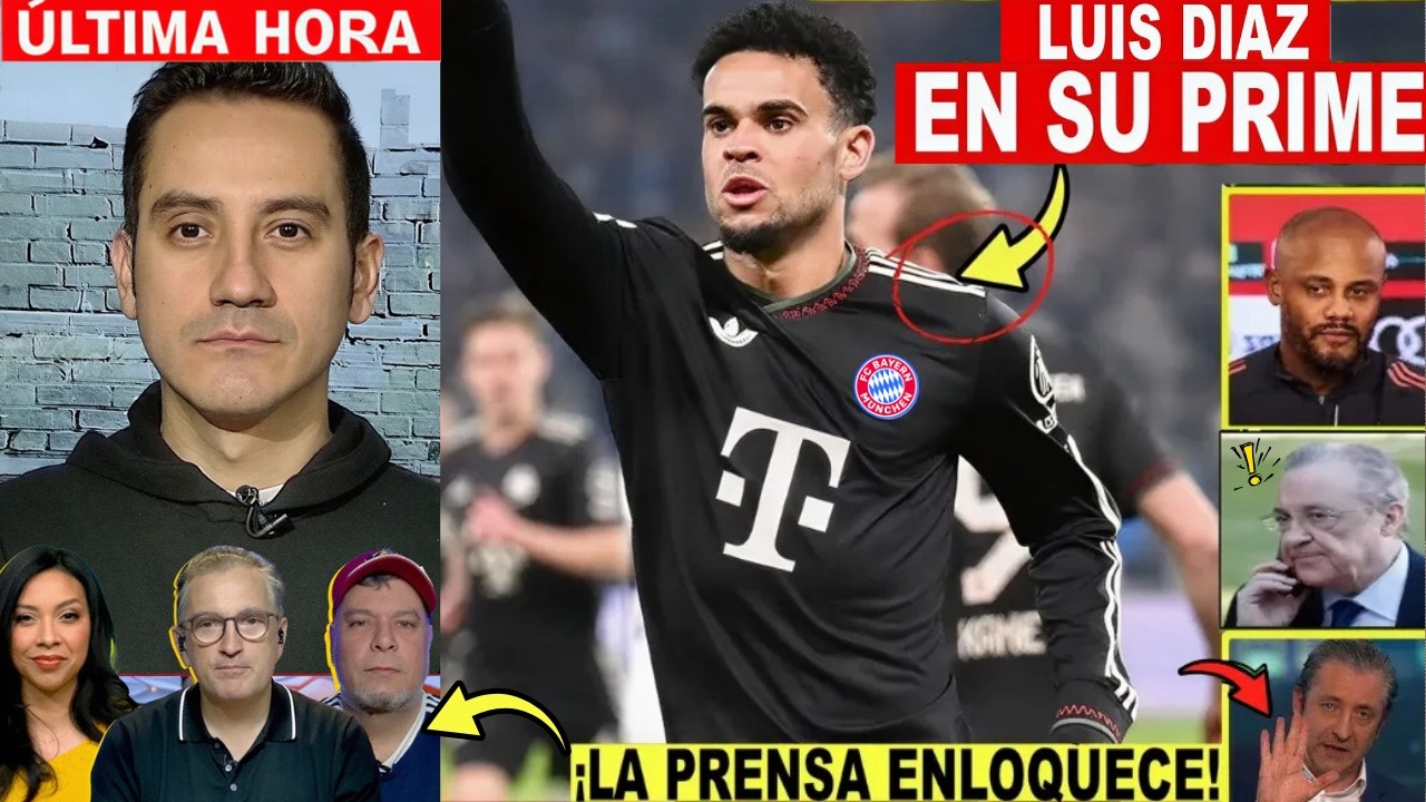 🚨 PRENSA MEXICANA DE RODILLAS ante LUIS DÍAZ: lo pone PRIMERO en la HISTORIA de COLOMBIA