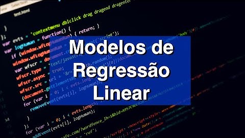 Modelos de Regressão: regressão linear simples (teoria e prática com Python)