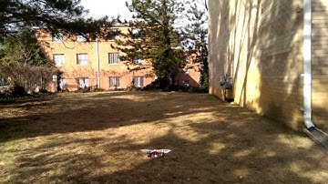 Syma X11 - first outdoor flight