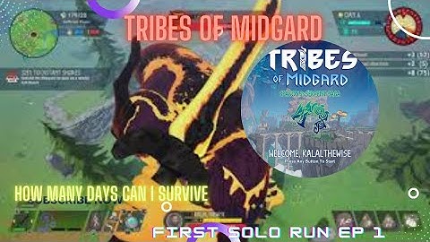 How far can I get in the first Tribes of Midgard solo run? Stay tuned ! episode 1