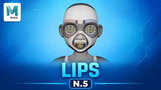Auto Rig Facial NURBS Based en Maya | N.5 Rig de labios