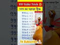 999 Table Trick Part-2 🔥 | 40K+ Views वाला आसान तरीका 😲 | sk basic maths