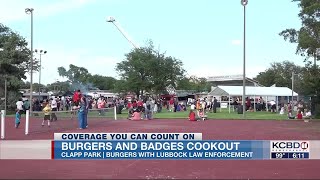 Burgers and Badges Cookout builds trust between officers, community