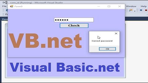 VB.net tutorial How to store passwords with case-sensitive  in program  without database in vb.net