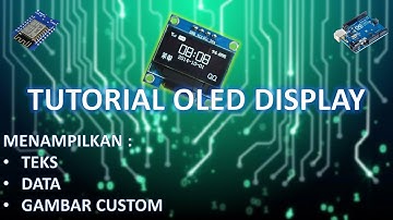 TUTORIAL OLED I2C || MENAMPILKAN TEKS, DATA DAN GAMBAR