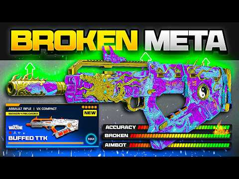 the BEST *BROKEN* META LOADOUT in Warzone after the NEW UPDATE! (BUFFED VX COMPACT Setup)