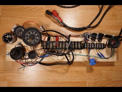 Outboard Motor Control Wiring Part 1 - DIY outboard test control box