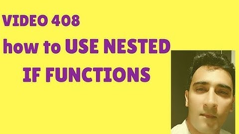 Learn MS Excel - Video 408- VBA - How to use NESTED IFs