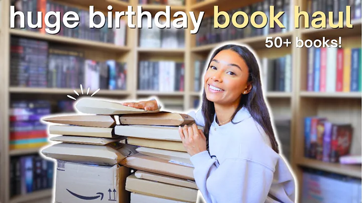 huge 50+ book unboxing! ✨📦📖 *birthday book haul! my biggest unboxing ever* thumbnail