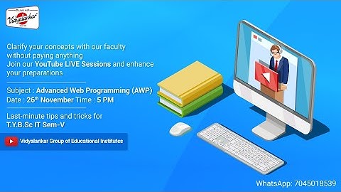 Last-minute Exam Tips for T.Y.B.Sc.IT Sem-V on Advanced Web Programming (AWP)