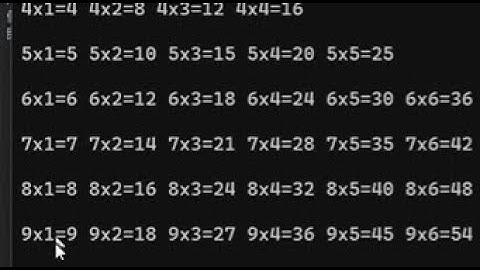 C# 學習  99乘法表